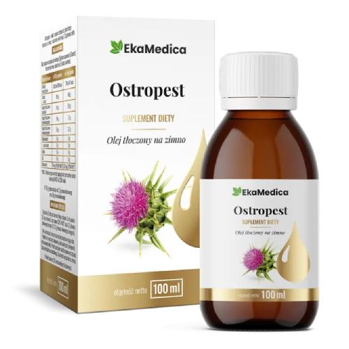 Miniaturka artykułu - EkaMedica Olej z Ostropestu, 100ml