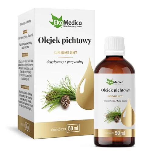 Miniaturka artykułu - EkaMedica Olejek Pichtowy - 50 ml 