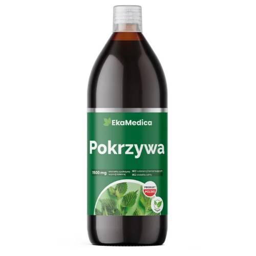 Miniaturka artykułu - EkaMedica Pokrzywa Sok, 500 ml 