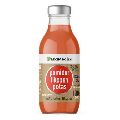 Miniaturka artykułu - Ekamedica Pomidor likopen potas sok, 300ml