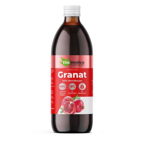 Miniaturka artykułu - EkaMedica Granat Sok NFC 100% 500ml