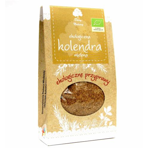 Miniaturka artykułu - EKO Kolendra mielona 30g DARY NATURY