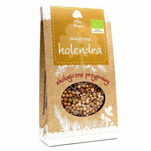 Miniaturka artykułu - EKO Kolendra ziarno 30g DARY NATURY
