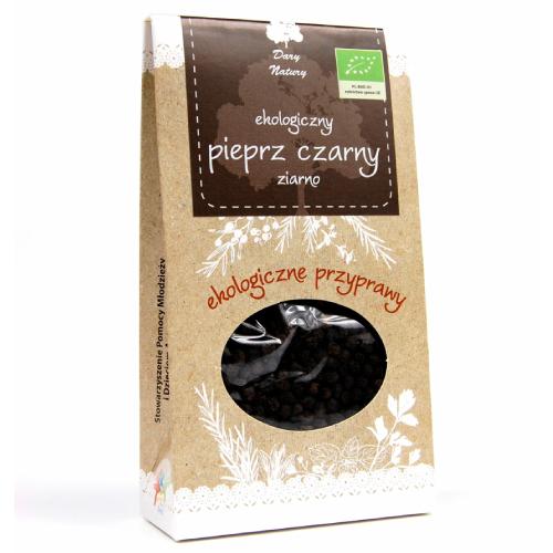 Miniaturka artykułu - EKO Pieprz czarny ziarno - 50g DARY NATURY