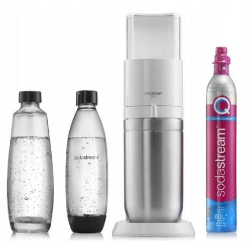 Miniaturka artykułu - Sodastream Saturator DUO + cylinder CO2 Quick Connect, karafka DUO 1l, butelka Fuse 1l
