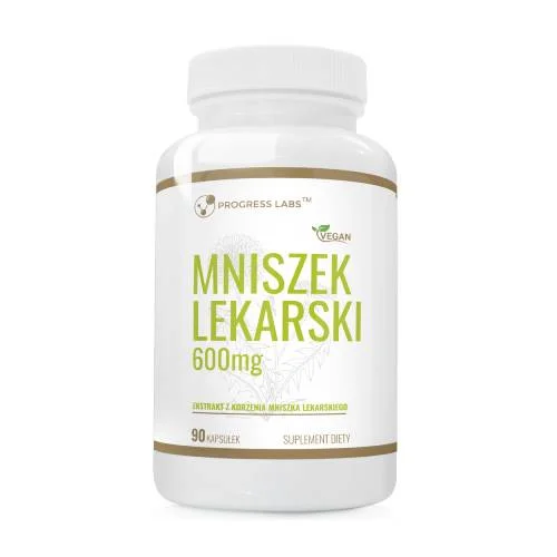 Miniaturka artykułu - Progress Labs Mniszek lekarski ekstrakt 600 mg, 90 kaps.