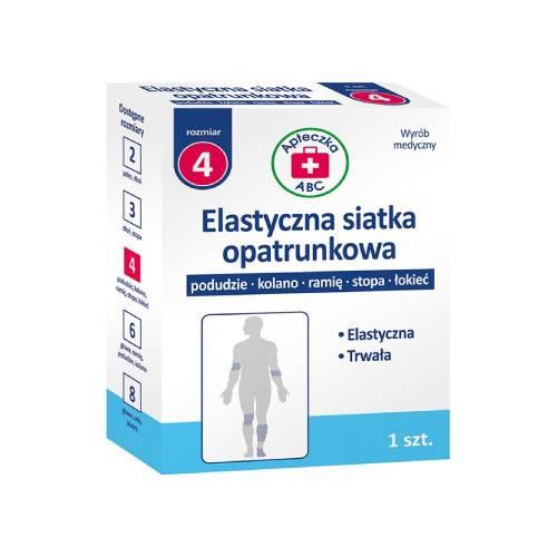 Miniaturka artykułu - Apteczka ABC Elastyczna siatka opatrunkowa rozmiar 4, 1szt. 