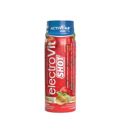 Miniaturka artykułu - Activlab Pharma ElectroVit Shot smak truskawka-poziomka, 80 ml