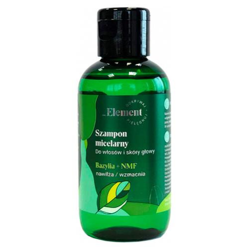 Miniaturka artykułu - ELEMENT Szampon micelarny Bazylia + NMF, 75ml