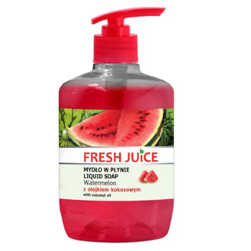 Miniaturka artykułu - FRESH JUICE Kremowe Mydło w płynie Arbuz, 460ml