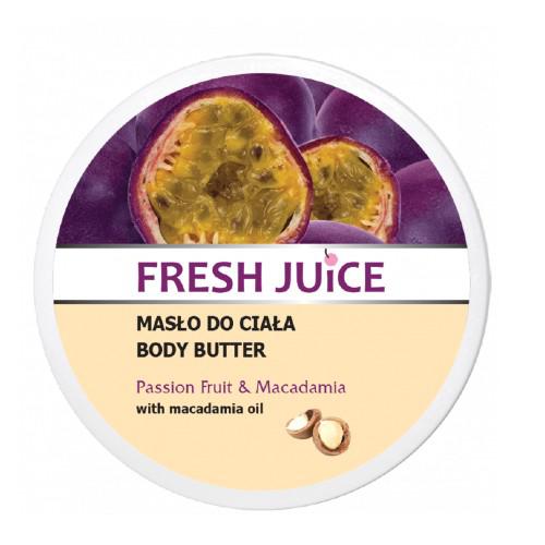 Miniaturka artykułu - FRESH JUICE Masło do ciała Passion Fruit i Macadamia, 225ml