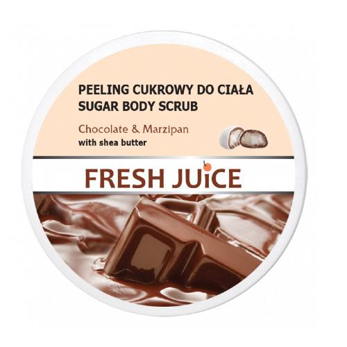 FRESH JUICE Peeling cukrowy do ciała Czekolada i Marcepan, 225ml