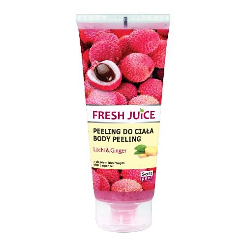 Miniaturka artykułu - FRESH JUICE Peeling do ciała Liczi i Imbir, 200ml