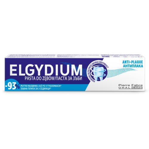 Miniaturka artykułu - Elgydium Anti-Plaque Pasta do zęb&oacute;w usuwająca kamień nazębny, 75 ml