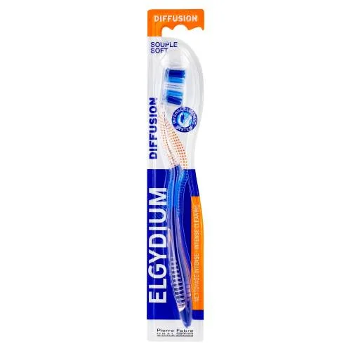 Miniaturka artykułu - ELGYDIUM DIFFUSION SOFT Szczoteczka do zęb&oacute;w, 1 sztuka