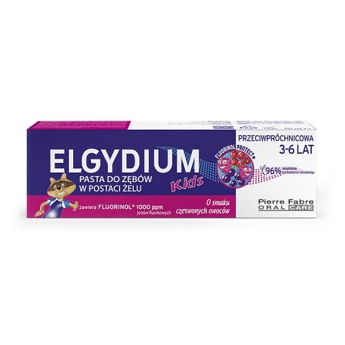 Miniaturka artykułu - ELGYDIUM Pasta Dla Dzieci O Smaku Czerwonych Owoc&oacute;w, 50 ml