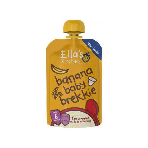 Miniaturka artykułu - Ella's Kitchen BIO Śniadanie banan i jogurt, 100g