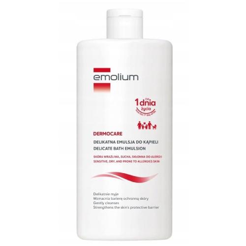 Miniaturka artykułu - Emolium Dermocare Delikatna emulsja do kąpieli, 750 ml