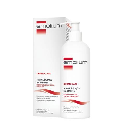 Miniaturka artykułu - Emolium Dermocare Szampon do mycia włos&oacute;w nawilżający, 400 ml