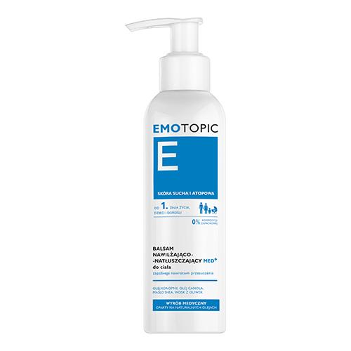 Miniaturka artykułu - EMOTOPIC Balsam nawilżająco-natłuszczający Med+ do ciała, 190ml