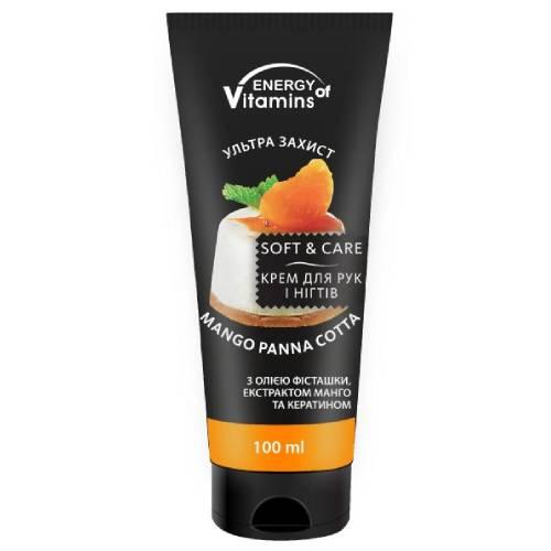 Miniaturka artykułu - ENERGY OF VITAMINS Krem do rąk Mango Panna Cotta, 100ml
