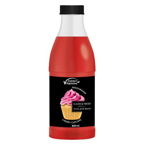 Miniaturka artykułu - ENERGY OF VITAMINS Pianka do kąpieli Cherry Cupcake, 800ml