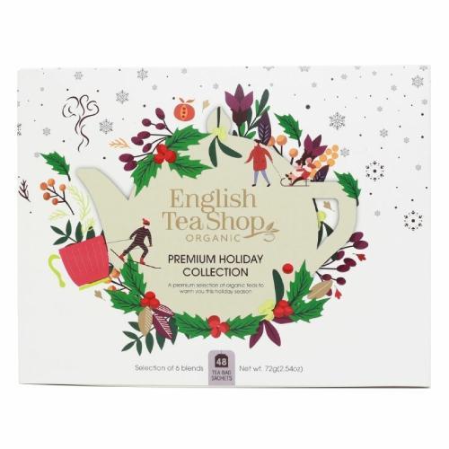Miniaturka artykułu - English Tea Shop Premium Holiday Collection White Zestaw herbat świątecznych, 48 saszetek