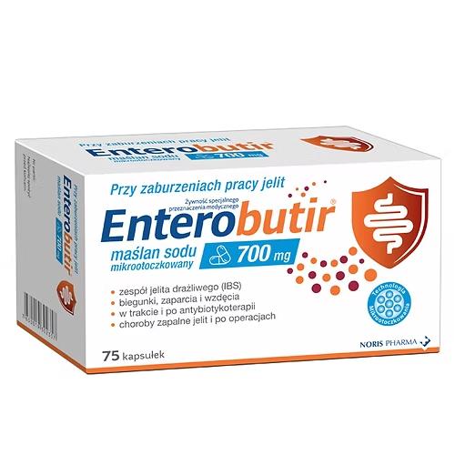 Miniaturka artykułu - Enterobutir 700 mg, 75 kaps.