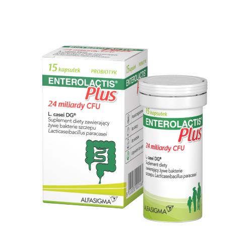 Miniaturka artykułu - Enterolactis Plus Probiotyk, 15kaps.