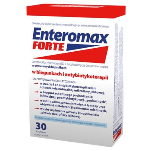 Miniaturka artykułu - Enteromax Forte, 30 kaps.