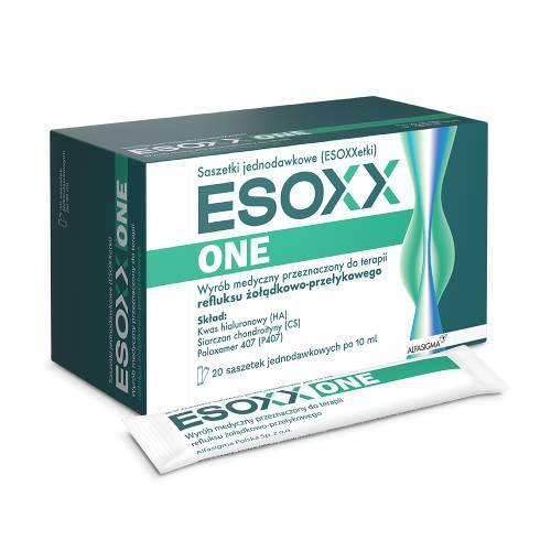 Zdjęcie produktu - Esoxx One, 10 ml x 20 sasz. jednodawkowych - do terapii refluksu żołądkowo-przełykowego