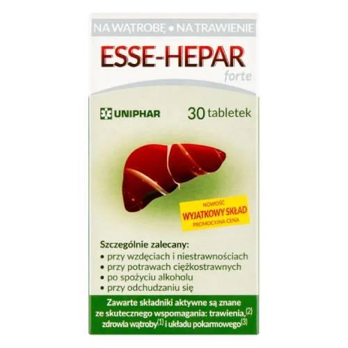 Miniaturka artykułu - Esse-Hepar Forte, 30 tabletek