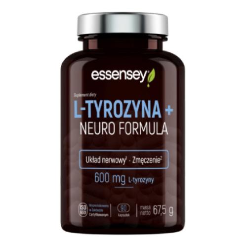 Miniaturka artykułu - Essensey L-Tyrozyna + Neuro Formula, 90kaps.