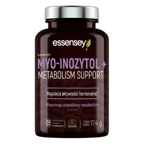 Miniaturka artykułu - Essensey Myo-Inozytol + Metabolism Support, 90 kaps. - suplement diety z inozytolem