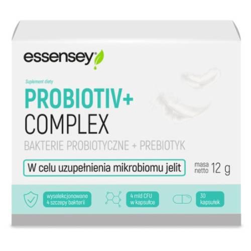 Miniaturka artykułu - Essensey Probiotiv + Complex, 30 kaps.