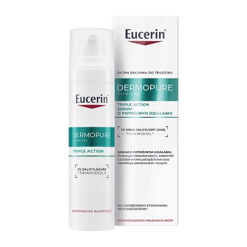 Miniaturka artykułu - Eucerin DermoPure Clinical Serum na przebarwienia o potr&oacute;jnym działaniu, 40 ml