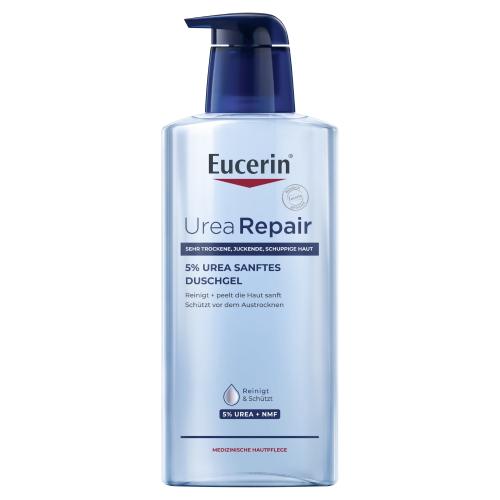 Miniaturka artykułu - Eucerin UreaRepair Łagodny żel do mycia z 5% mocznika sk&oacute;ra bardzo sucha, 400 ml