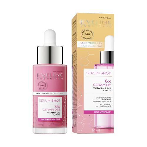 Miniaturka artykułu - EVELINE Serum Shot Kuracja odżywcza - 6x ceramidy, 30ml