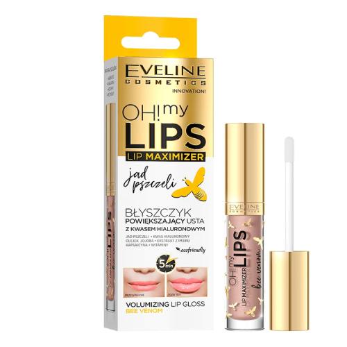 Miniaturka artykułu - EVELINE Oh! My Lips Maximizer Błyszczyk powiększający usta Jad Pszczeli, 4.5ml