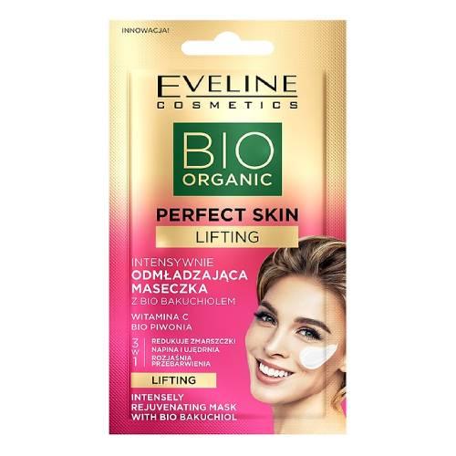 Miniaturka artykułu - EVELINE Bio Organic Odmładzająca maseczka do twarzy z bio bakuchiolem, 8ml