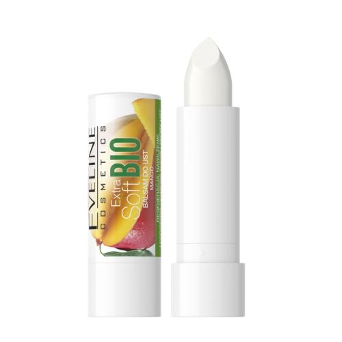 Miniaturka artykułu - EVELINE Pomadka regenerująca Soft Bio Mango, 4,5ml
