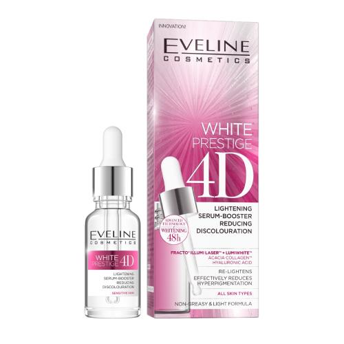 Miniaturka artykułu - EVELINE White Prestige 4D Rozjaśniające Przebarwienia Serum do twarzy, 18ml