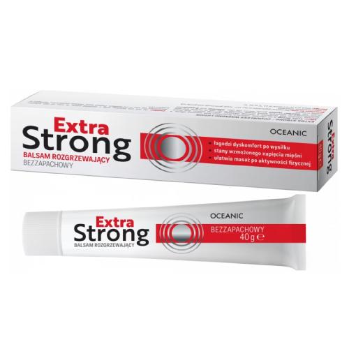 Miniaturka artykułu - ExtraStrong Balsam rozgrzewający bezzapachowy - 40 g 