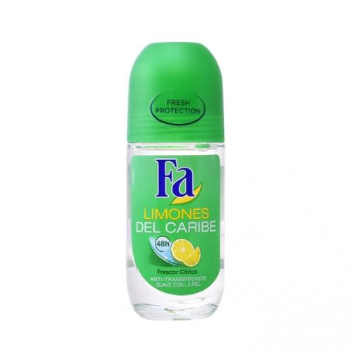 Miniaturka artykułu - FA Deo Roll-on Lemon Odświeżający antyperspirant dla kobiet, 50 ml