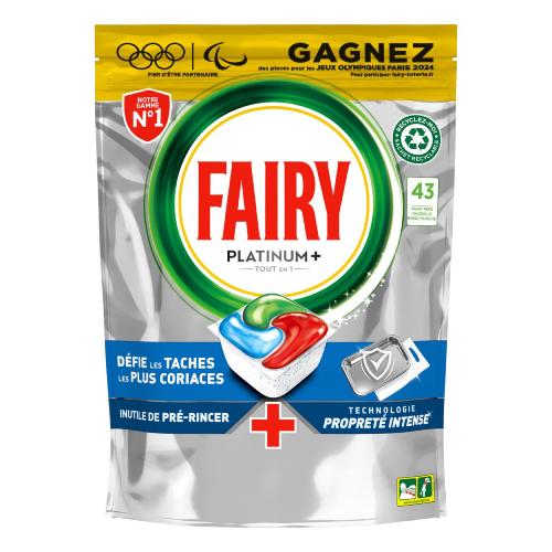 Miniaturka artykułu - FAIRY Platinum Plus All in 1 Kapsułki do zmywarki, 43 szt.
