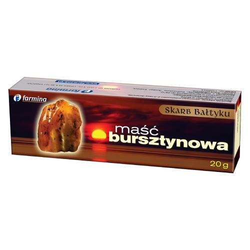 Miniaturka artykułu - Farmina Maść bursztynowa Skarb Bałtyku, 20 g