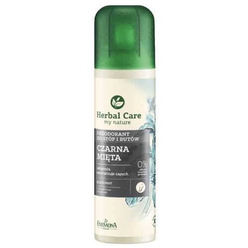 Miniaturka artykułu - FARMONA HERBAL CARE Dezodorant do st&oacute;p i but&oacute;w Czarna mięta, 150ml