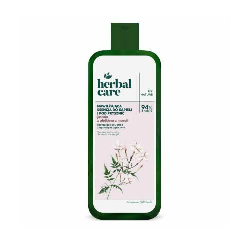 Miniaturka artykułu - Farmona Herbal Care Nawilżająca esencja do kąpieli i pod prysznic Jaśmin z olejkiem z moreli, 400 ml