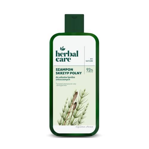 Miniaturka artykułu - Farmona Herbal Care Szampon regenerujący do włos&oacute;w bardzo zniszczonych ze skrzypem polnym, 330 ml