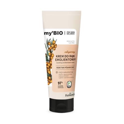 Miniaturka artykułu - FARMONA my'BIO Krem do rąk odżywczy - emolientowy, 100ml